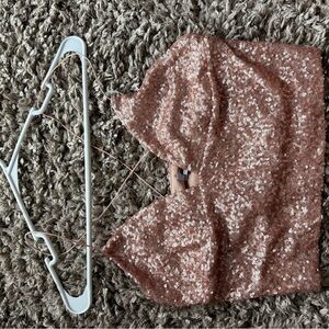 Sparkling Sequin Crop Top